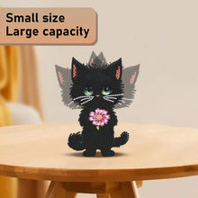 Load image into Gallery viewer, Cat-2-Single Side Drill-Acrylic Diamond Desktop Ornament
