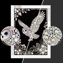Load image into Gallery viewer, Owl-Partial Pearl Painting Kit Without Frame-30x40cm
