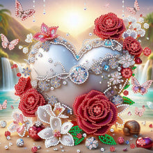 Load image into Gallery viewer, Valentine's Day-Partial Special Diamond Painting-30x30cm
