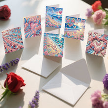 Load image into Gallery viewer, 6Pcs/Set Seaside-Diamond Greeting Cards
