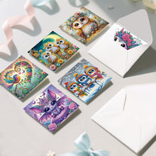 Load image into Gallery viewer, 6Pcs/Set Seaside-Diamond Greeting Cards
