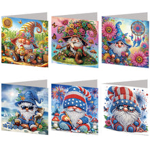 Load image into Gallery viewer, 6Pcs/Set Seaside-Diamond Greeting Cards
