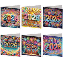 Load image into Gallery viewer, 6Pcs/Set Seaside-Diamond Greeting Cards
