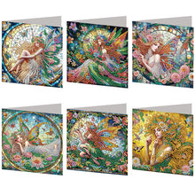 Load image into Gallery viewer, 6Pcs/Set Seaside-Diamond Greeting Cards
