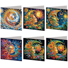 Load image into Gallery viewer, 6Pcs/Set Seaside-Diamond Greeting Cards
