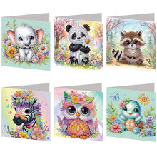 Load image into Gallery viewer, 6Pcs/Set Seaside-Diamond Greeting Cards
