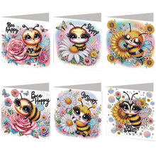Load image into Gallery viewer, 6Pcs/Set Seaside-Diamond Greeting Cards
