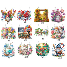 Load image into Gallery viewer, Goblins And Tulips-Single Side Drill-Diamond Pendant

