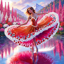 Load image into Gallery viewer, Dove-Partial Special Diamond Painting-30x30cm
