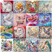 Load image into Gallery viewer, Dove-Partial Special Diamond Painting-30x30cm
