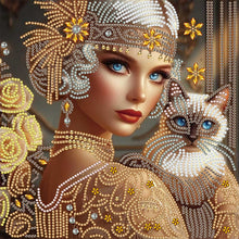 Load image into Gallery viewer, Beauty-Partial Special Diamond Painting-30x30cm
