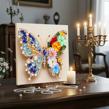 Load image into Gallery viewer, Butterflyb-Diamond Candle Holder-Diamond Desktop Ornament
