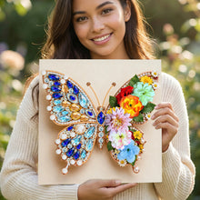 Load image into Gallery viewer, Butterflyb-Diamond Candle Holder-Diamond Desktop Ornament
