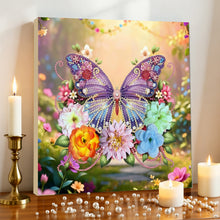 Load image into Gallery viewer, Butterflyb-Diamond Candle Holder-Diamond Desktop Ornament
