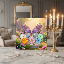 Load image into Gallery viewer, Butterflyb-Diamond Candle Holder-Diamond Desktop Ornament
