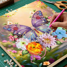 Load image into Gallery viewer, Butterflyb-Diamond Candle Holder-Diamond Desktop Ornament
