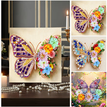 Load image into Gallery viewer, Butterflyb-Diamond Candle Holder-Diamond Desktop Ornament
