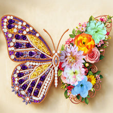 Load image into Gallery viewer, Butterflyb-Diamond Candle Holder-Diamond Desktop Ornament
