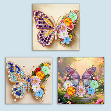 Load image into Gallery viewer, Butterflyb-Diamond Candle Holder-Diamond Desktop Ornament
