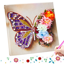 Load image into Gallery viewer, Butterflyb-Diamond Candle Holder-Diamond Desktop Ornament
