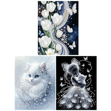 Load image into Gallery viewer, Cat-Partial Special Diamond Painting-30x40cm
