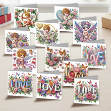 Load image into Gallery viewer, 12Pcs/Set 12Pcs/Set Cute Animals-Diamond Greeting Cards
