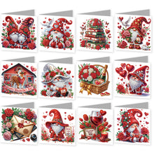 Load image into Gallery viewer, 12Pcs/Set 12Pcs/Set Cute Animals-Diamond Greeting Cards
