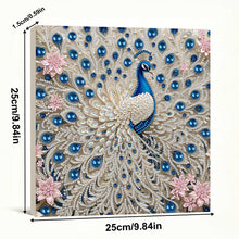 Load image into Gallery viewer, Flowers and Birds-Partial Pearl Painting Kit with Frame-25x25cm
