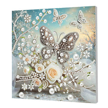 Load image into Gallery viewer, Flowers and Birds-Partial Pearl Painting Kit with Frame-25x25cm
