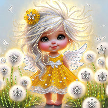 Load image into Gallery viewer, Cute Angel-Partial Special Diamond Painting-30x30cm
