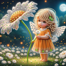 Load image into Gallery viewer, Cute Angel-Partial Special Diamond Painting-30x30cm
