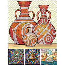 Load image into Gallery viewer, Stained Glass Fairy-Partial Special Diamond Painting-30x30cm
