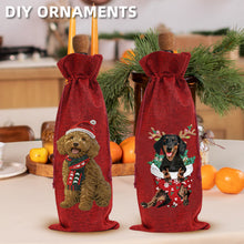 Load image into Gallery viewer, 4Pcs/Set Snowman Christmas-Diamond Wine Bottle Bags Covers

