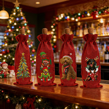 Load image into Gallery viewer, 4Pcs/Set Snowman Christmas-Diamond Wine Bottle Bags Covers
