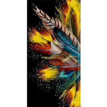 Load image into Gallery viewer, Feathers-Full Round Diamond Painting-50x100cm-Large Size
