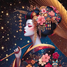 Load image into Gallery viewer, Geisha-Full Round Diamond Painting-40x40cm
