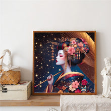 Load image into Gallery viewer, Geisha-Full Round Diamond Painting-40x40cm

