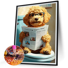Load image into Gallery viewer, Dog-Full Round Diamond Painting-30x40cm
