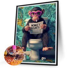 Load image into Gallery viewer, Gorilla-Full Round Diamond Painting-30x40cm
