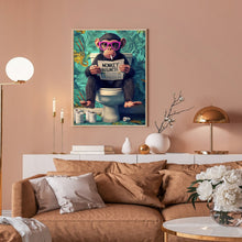 Load image into Gallery viewer, Gorilla-Full Round Diamond Painting-30x40cm
