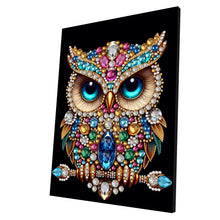 Load image into Gallery viewer, Owl-Partial Pearl Painting Kit with Frame-30x40cm
