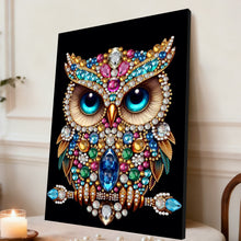 Load image into Gallery viewer, Owl-Partial Pearl Painting Kit with Frame-30x40cm
