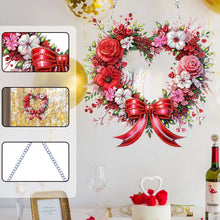 Load image into Gallery viewer, Heart Flower Window-Single Side Drill-Diamond Pendant
