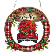 Load image into Gallery viewer, Heart Flower Window-Single Side Drill-Diamond Pendant
