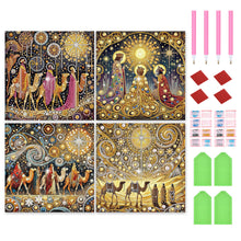 Load image into Gallery viewer, 4Pcs/Set Faith-Partial Special Diamond Painting-30x30cm
