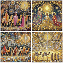 Load image into Gallery viewer, 4Pcs/Set Faith-Partial Special Diamond Painting-30x30cm
