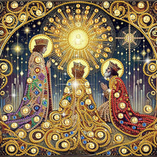 Load image into Gallery viewer, 4Pcs/Set Faith-Partial Special Diamond Painting-30x30cm
