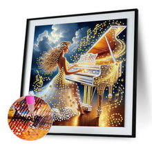 Load image into Gallery viewer, Black Beauty-Partial Special Diamond Painting-30x30cm
