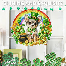 Load image into Gallery viewer, St Patricks Day Cat-Single Side Drill-Diamond Pendant
