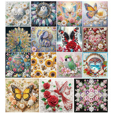 Load image into Gallery viewer, Owl-Partial Pearl Painting Kit with Frame-25x25cm
